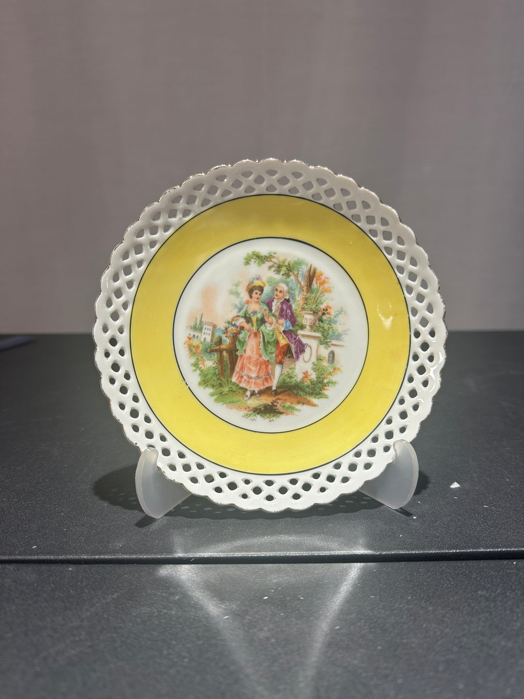 Antique Plate Love Story